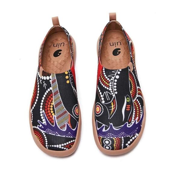 UIN Men’s Walking Shoes Casual Lightweight Comfort Slip On (Crocodiles) - Picture 3 of 8